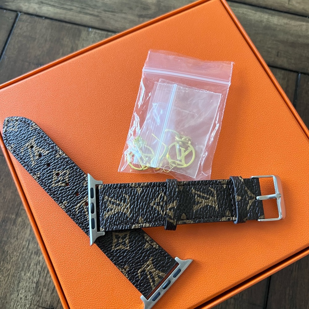 Luxury Brown Patterned Watch Strap I have multiple straps for sale